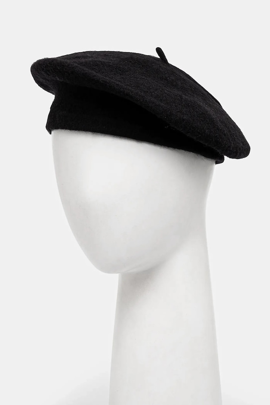 Vlnená baretka Answear.LAB vlna čierna FG23502.hms