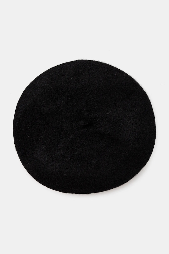 Vlnená baretka Answear.LAB FG23502.hms čierna WW25