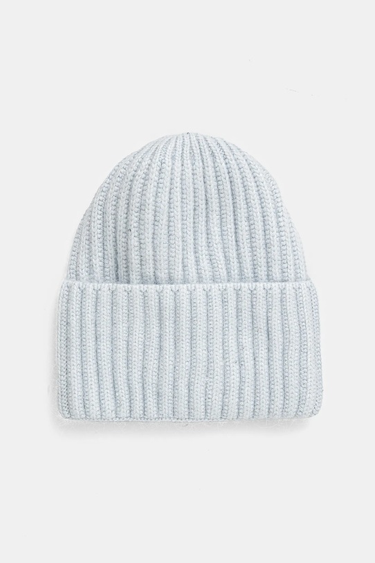 Вовняна шапка Answear.LAB вовна блакитний hb7416.flk