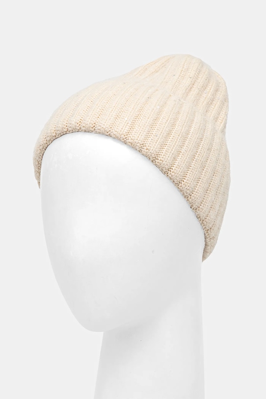 Answear.LAB czapka wełniana hb7416.flk beżowy WW25