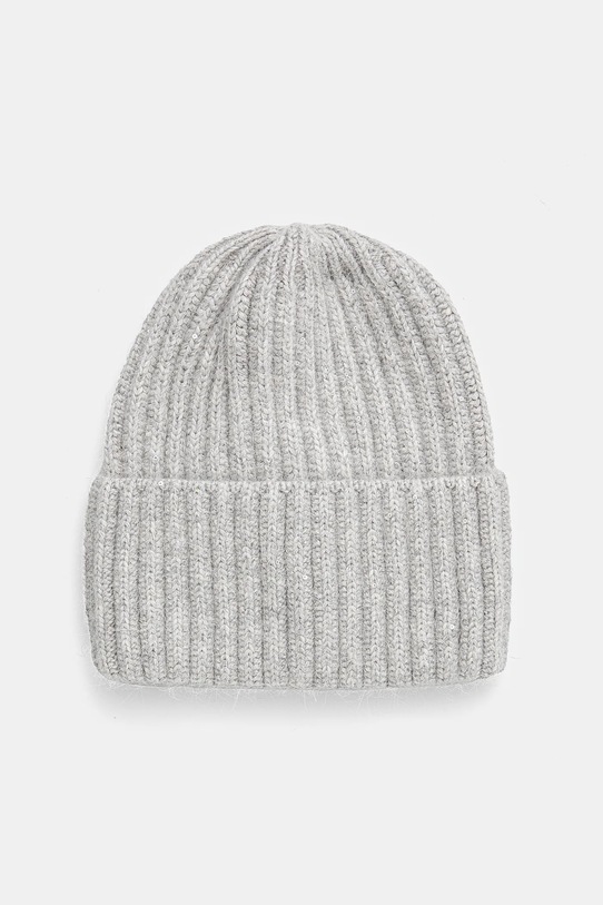 Vlnená čiapka Answear.LAB vlna sivá hb7416.flk