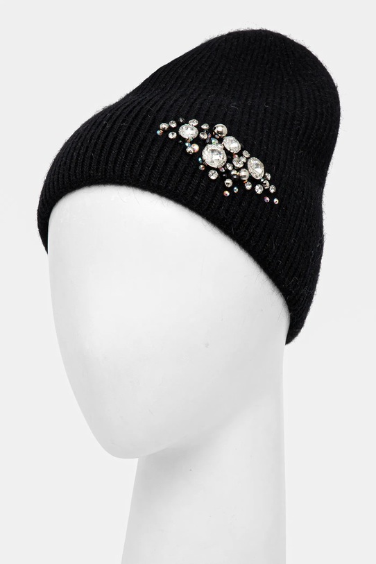 Answear Lab caciula de lana HB7577.flk negru WW25