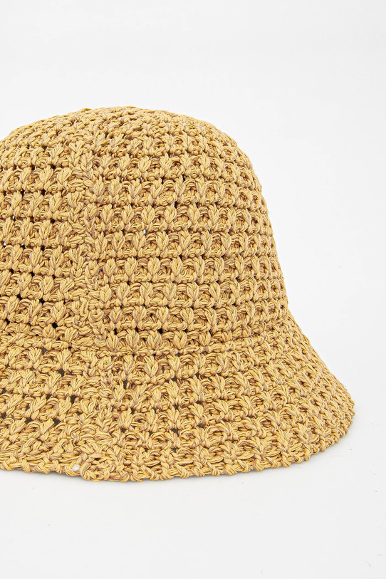 Бавовняний капелюх Answear.LAB бежевий 1281.CMS