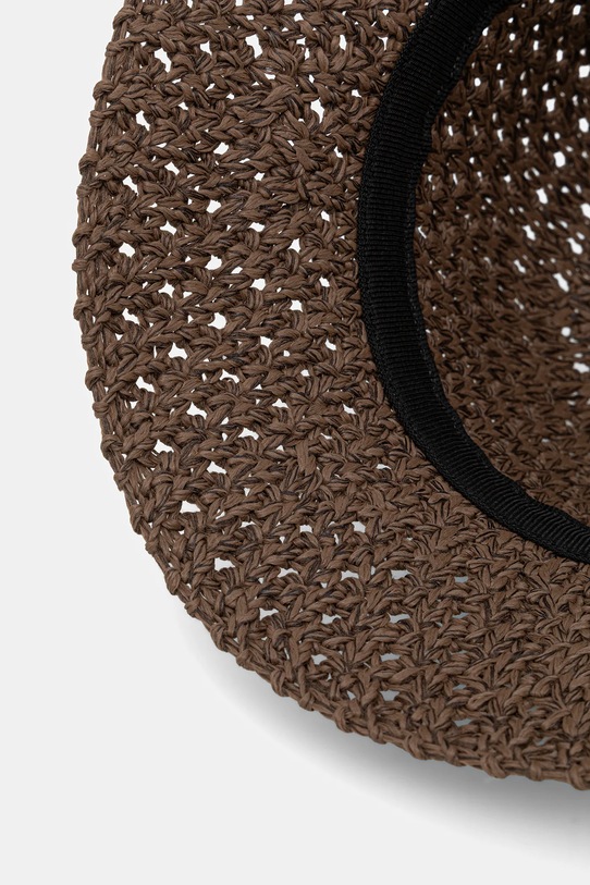 Pamučni šešir Answear.LAB smeđa 1281.CMS