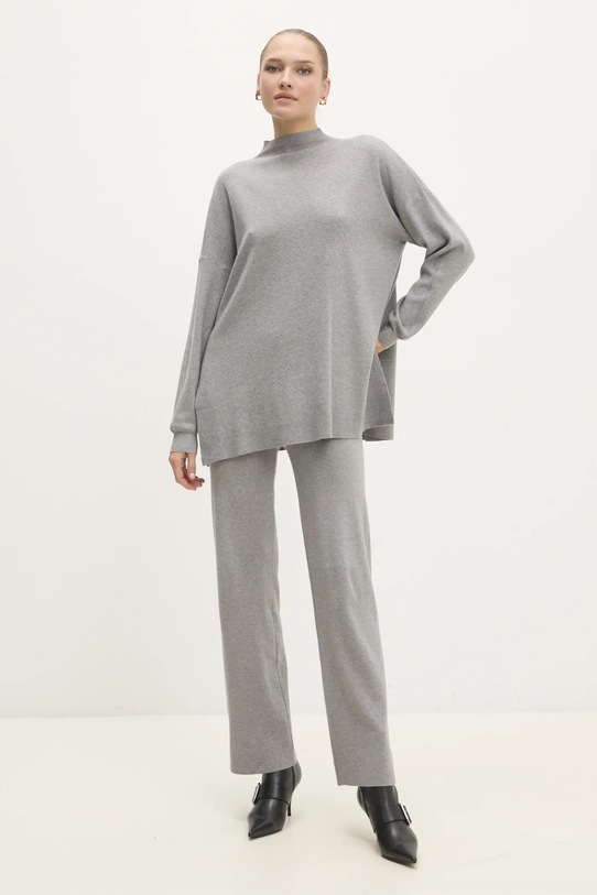 Súprava Answear.LAB pletenina sivá LC95.hos