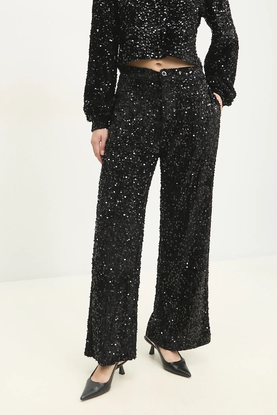 Answear.LAB bluzka i spodnie czarny wh362.ILK