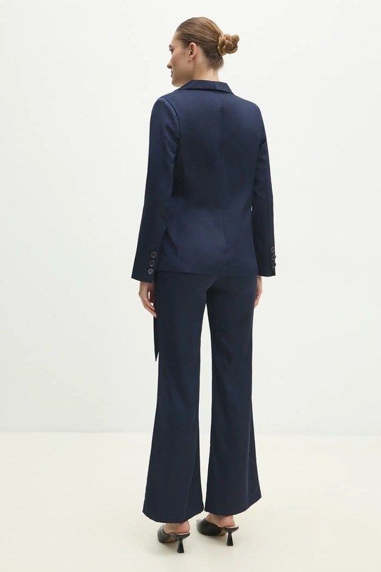 Answear Lab compleu din lana bleumarin dw1009.dw1010.fms