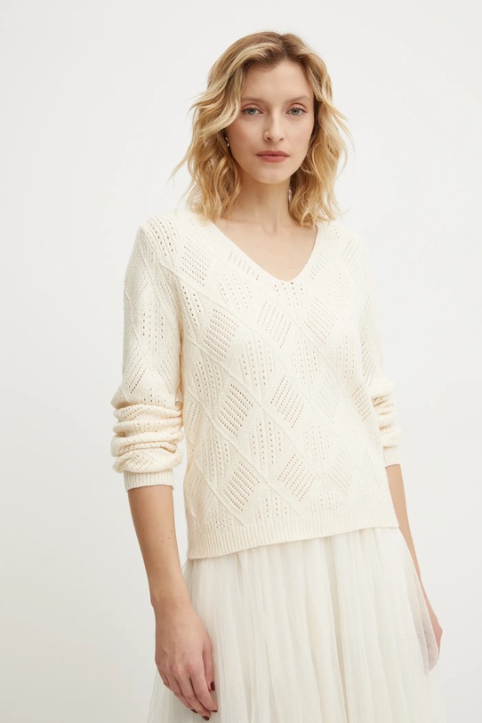 Одяг Сукня і светр Answear.LAB yq.720.fos бежевий