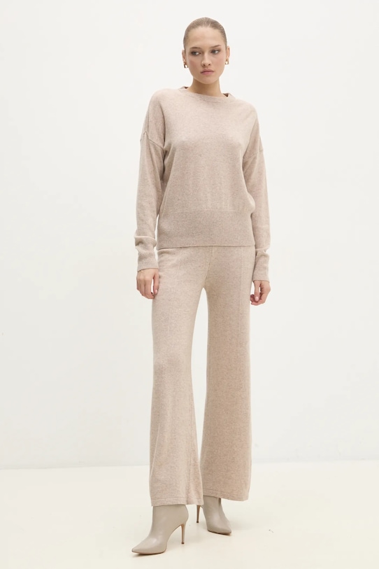 Светр і штани з кашеміру Answear.LAB трикотаж бежевий 8925.ILK