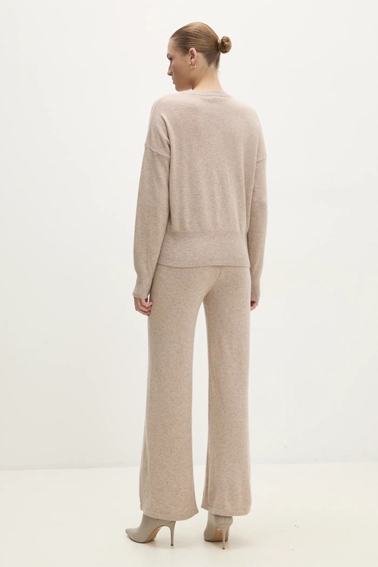 Светр і штани з кашеміру Answear.LAB 8925.ILK бежевий WW25