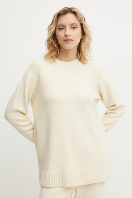 Oblečenie Vlnená sada Answear.LAB MC9291.fos béžová