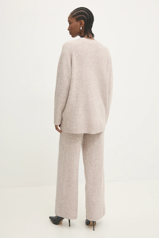 Vlnená sada Answear.LAB MC9291.fos béžová WW25