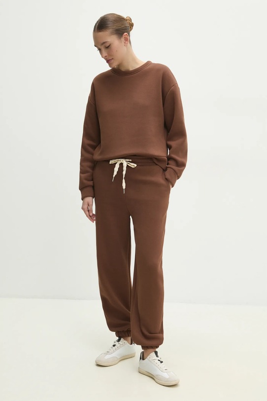 Answear Lab dres dzianina brązowy R5011.hos