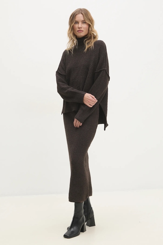 Answear Lab compleu tricotaj maro 6069.6070.HWK