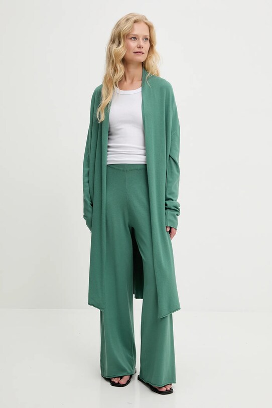 Answear Lab compleu tricotaj verde Y0100AB.HKK