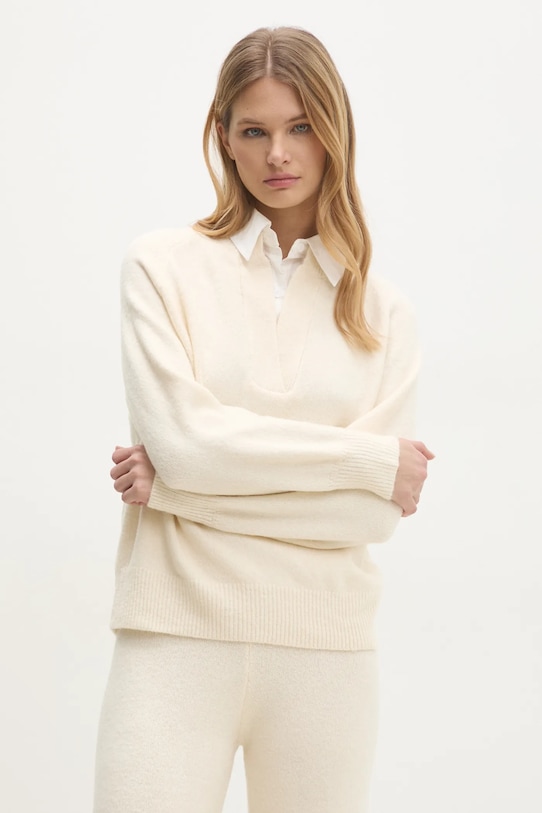 Ρούχα Σετ με μαλλί Answear.LAB m756.1.fos μπεζ