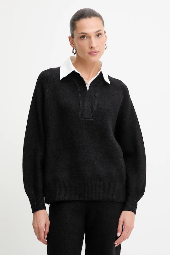 Answear.LAB komplet z wełną m756.1.fos czarny WW25