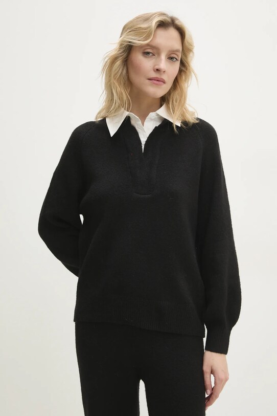 Odzież Answear.LAB komplet z wełną m756.1.fos czarny