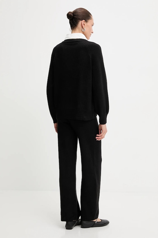 Answear.LAB komplet z wełną czarny m756.1.fos