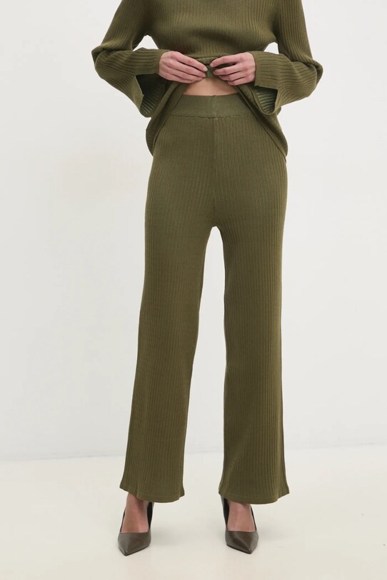 Answear.LAB sweter i spodnie zielony qt91025.fms
