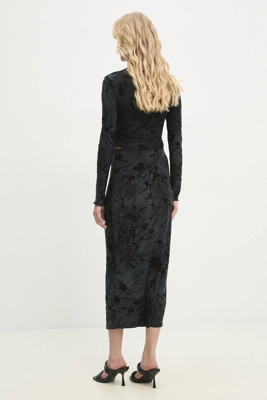 Комплект - лонгслів і спідниця Answear.LAB 15607.15367.fos чорний WW25