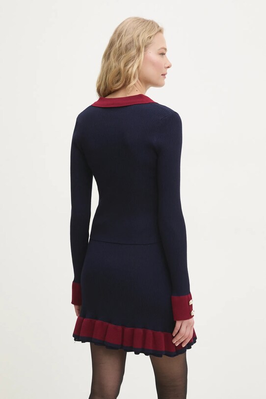 Answear.LAB sweter i spódnica .081011.ilk granatowy WW25