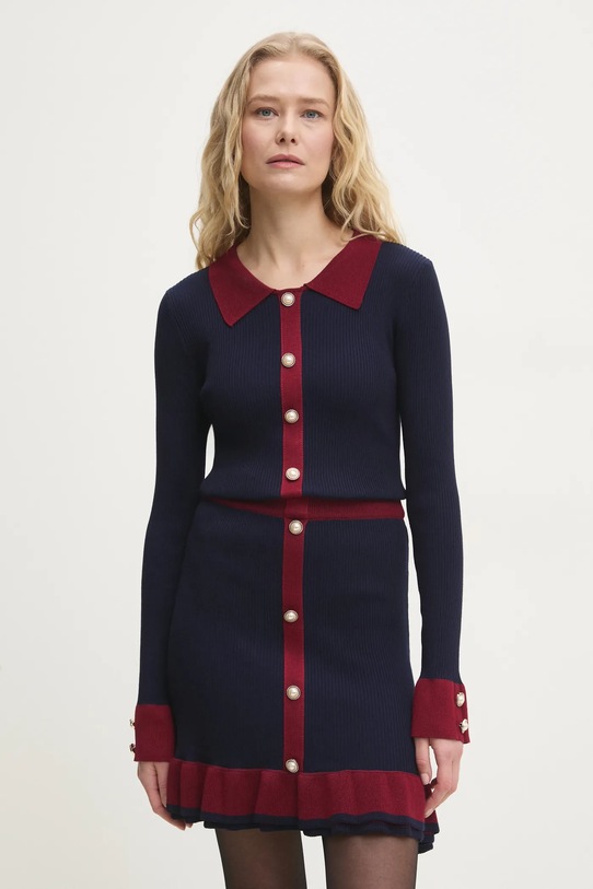 Odzież Answear.LAB sweter i spódnica .081011.ilk granatowy