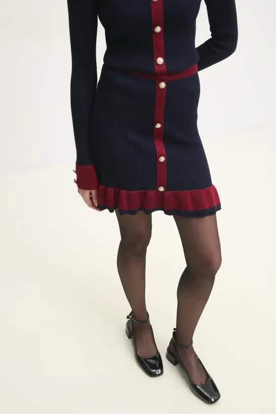 Answear.LAB sweter i spódnica granatowy .081011.ilk