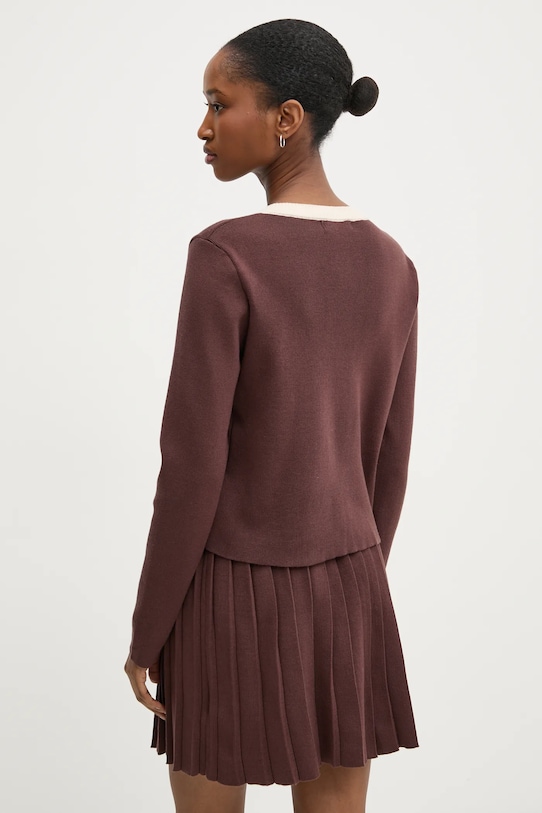 Answear.LAB kardigán és szoknya 081022.ims barna WW25