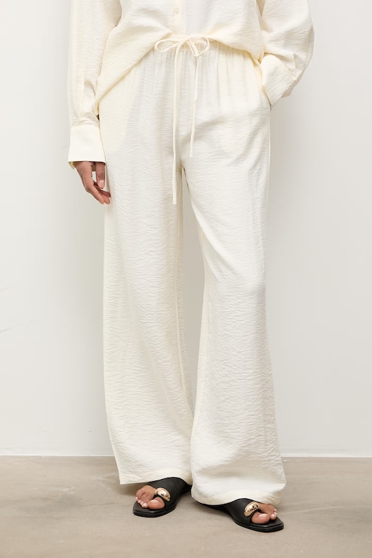 Ρούχα Πουκάμισο και παντελόνι Answear.LAB 15629.6.15635.6.fos μπεζ