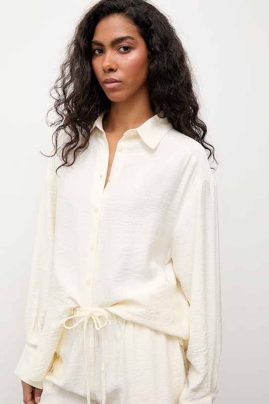 Πουκάμισο και παντελόνι Answear.LAB 15629.6.15635.6.fos μπεζ