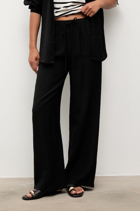 Îmbrăcăminte Answear Lab cămașă și pantaloni 15629.6.15635.6.fos negru