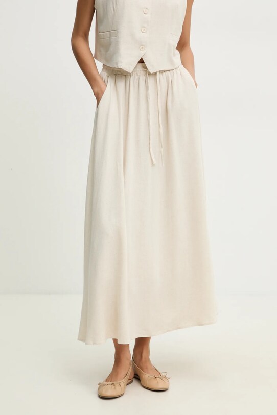 Bavlnená súprava Answear.LAB béžová MWS15007.hos