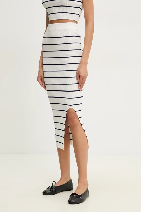 Светр та спідниця Answear.LAB білий DZ93442.hos