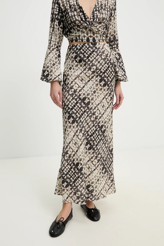 Answear Lab set bluză și fustă bej 4599.hos