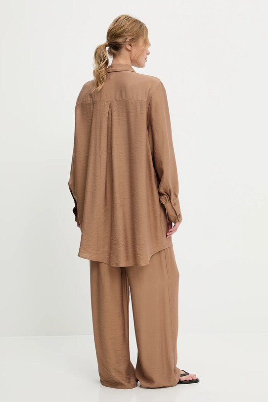 Сорочка та штани Answear Lab коричневий c.2.fos