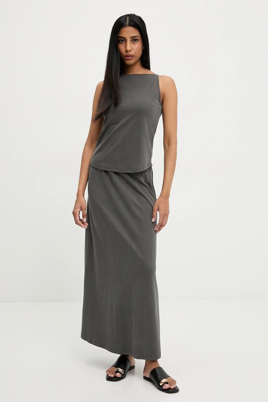 Answear.LAB felső és szoknya sima szürke 5291AB.ikk