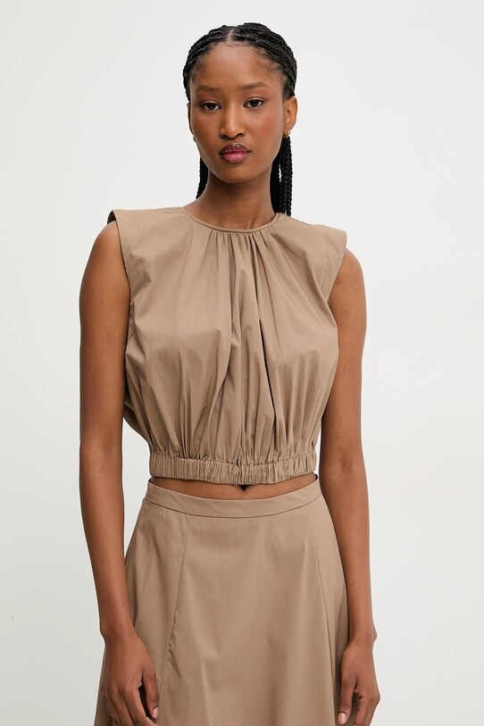 Answear.LAB camicetta e gonna beige 5241AB.IKK