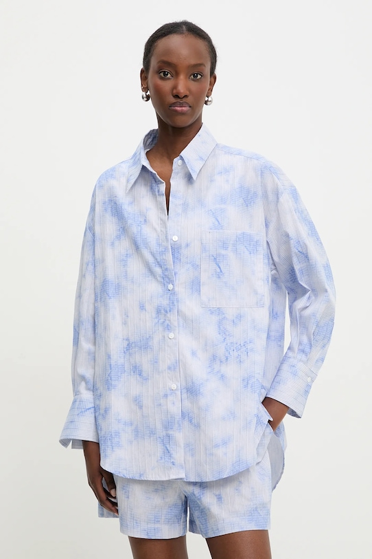 Odzież Answear.LAB komplet bawełniany PK2886.PK2887.ios niebieski