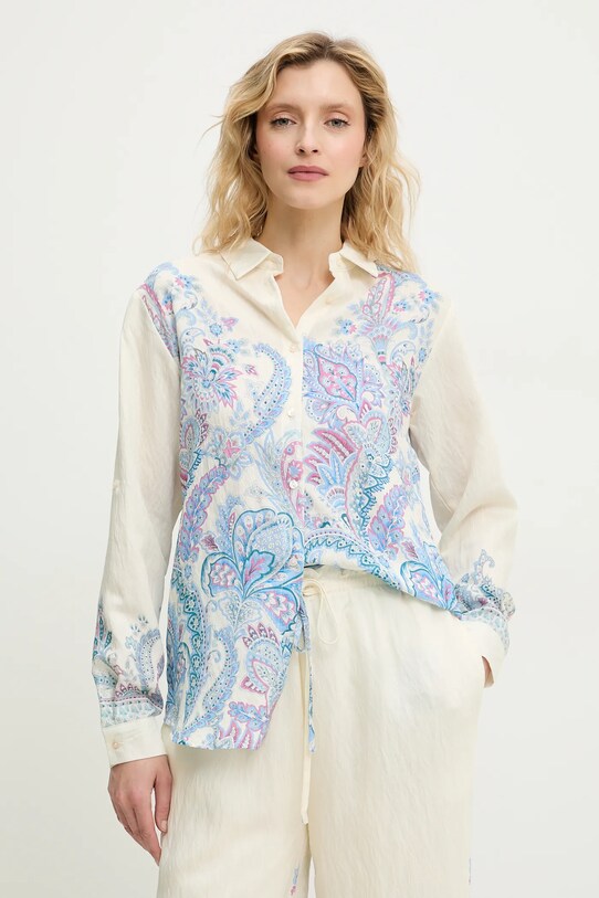 Îmbrăcăminte Answear Lab cămașă și pantaloni TR1550.CH2756.ios albastru