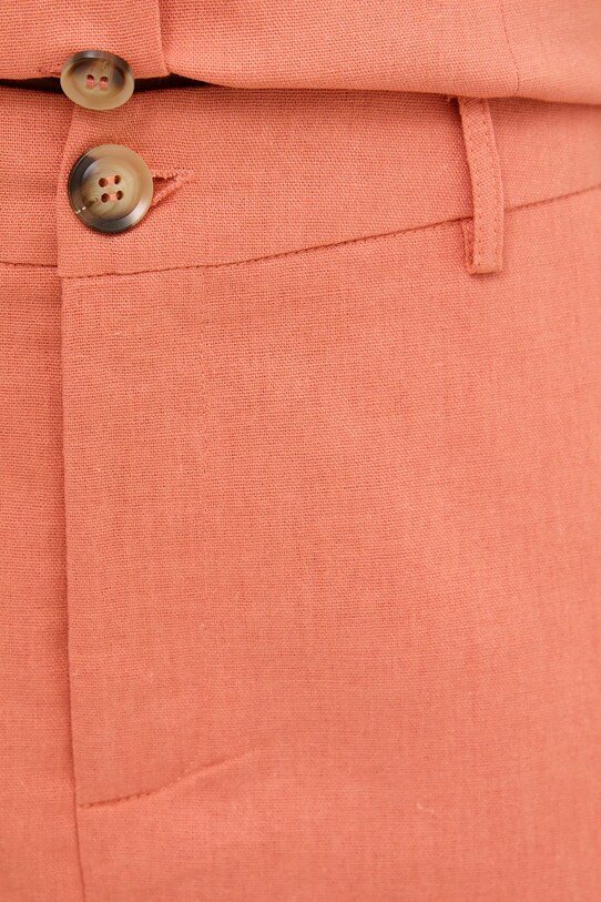 Answear.LAB kamizelka i spódnicospodnie z lnem 21373.21370.hos