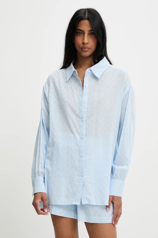 Košeľa a šortky Answear.LAB 21980AB.hos modrá WW25