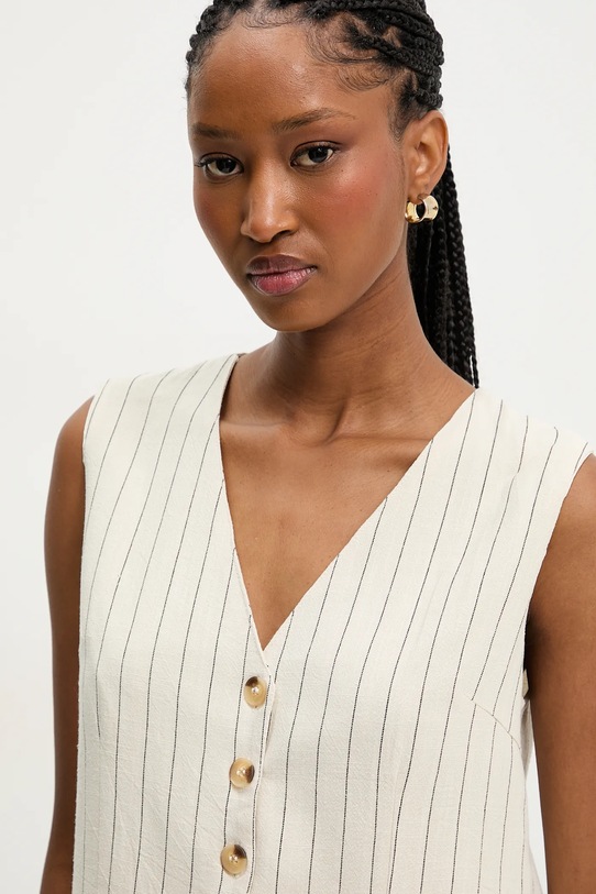 Answear.LAB komplet z lnem 6558.6537.hos beżowy