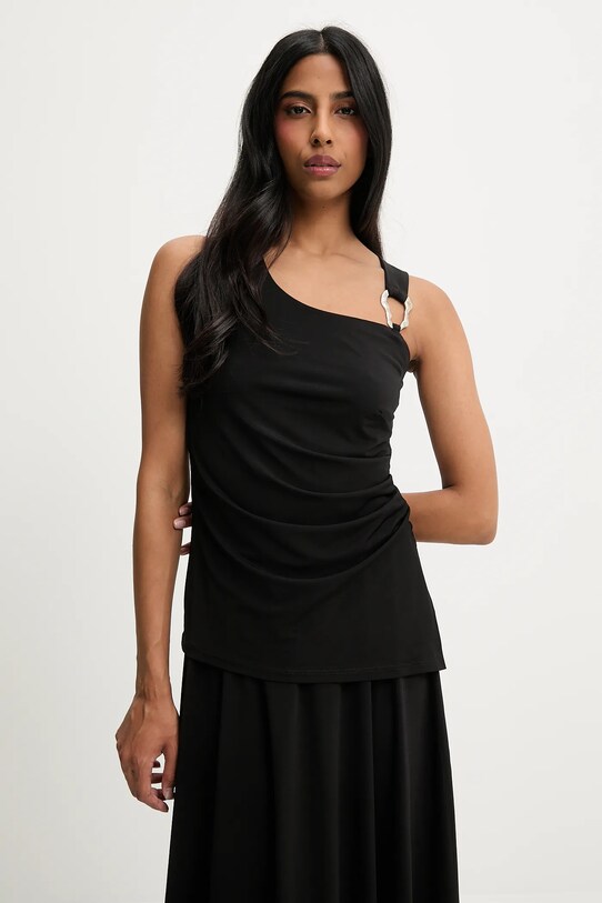 Answear.LAB bluzka i spódnica sng.135.tos czarny WW25