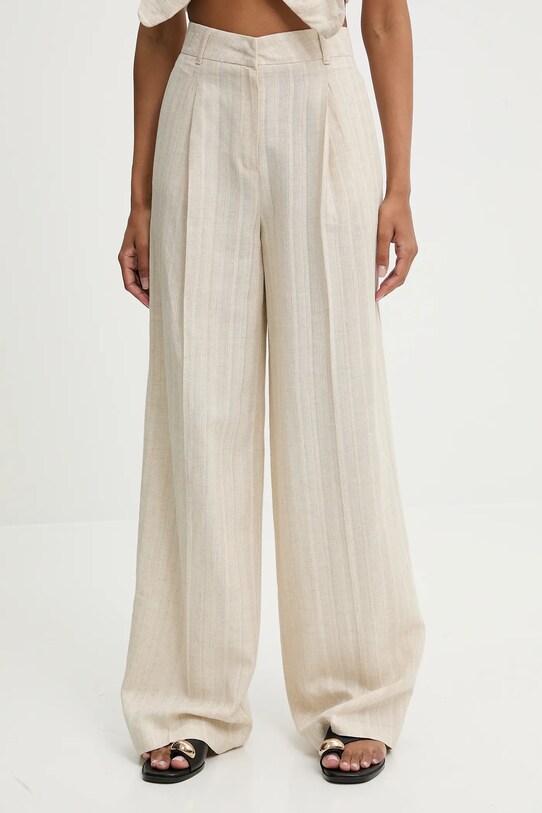 Ρούχα Λινό σετ Answear.LAB 6812.tos μπεζ