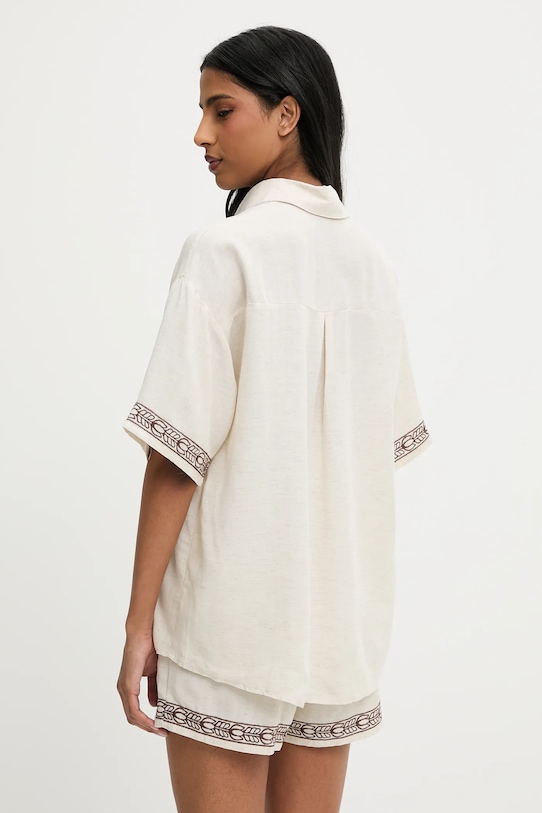 Answear.LAB komplet z lnem beżowy G28.4952.tos