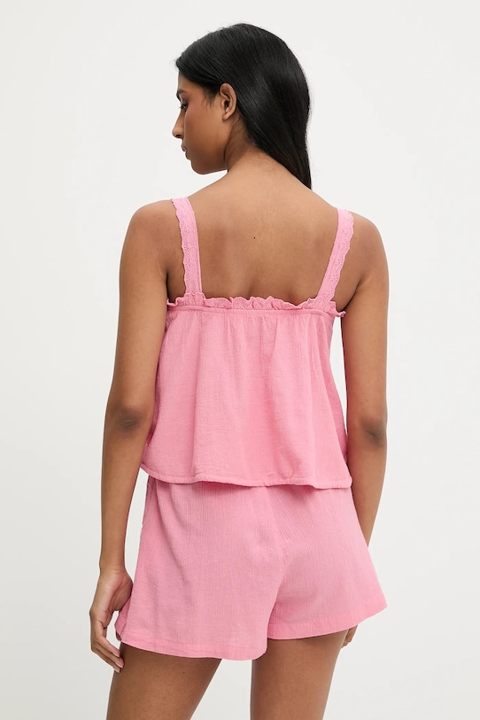 Answear.LAB bluzka i szorty bawełniane różowy N24173.tos