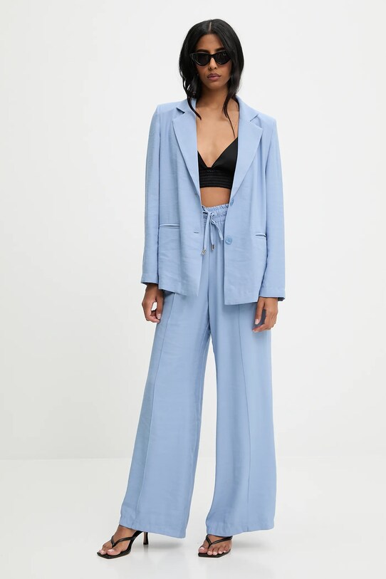 Answear Lab sacou și pantaloni panza albastru 4133.13279.iak