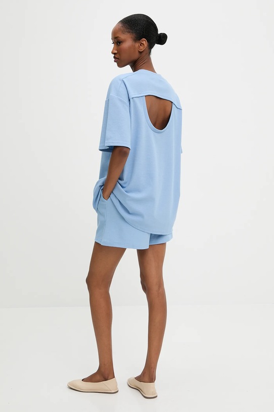 Answear Lab tricou și pantaloni scurți albastru 4823.4825.iak