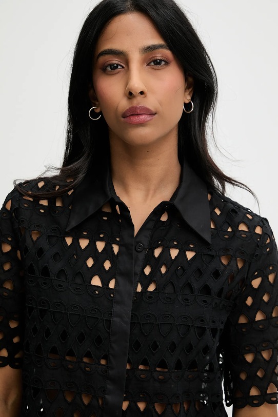 Рубашка и хлопковые шорты Answear.LAB 2925.2926.iak чёрный